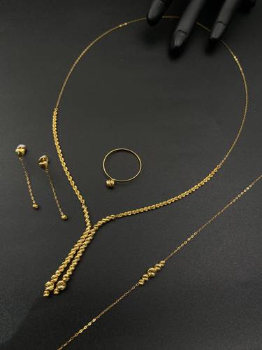 طقم دوريكا ذهب أصفر عيار 21 