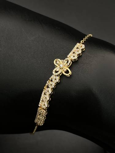 سوارة ذهب أصفر عيار 18 