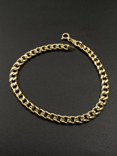 سوارة جنزير ذهب ايطالي أصفر عيار 18 