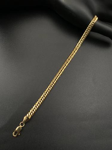 سوارة جنزير ذهب ايطالي أصفر عيار 18 