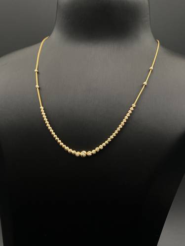 عقد ذهب أصفر عيار 21 