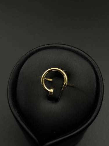 خاتم ذهب عالمي أصفر عيار 18 