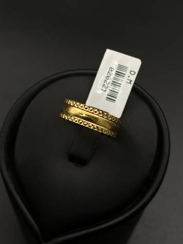 دبلة ذهب عيار ٢١ مقاس ١٦