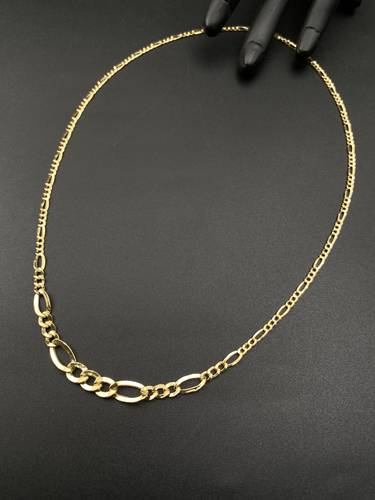 عقد جنزير ذهب ايطالي أصفر عيار 18
