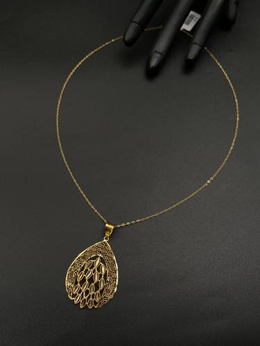 عقد ذهب عيار 21