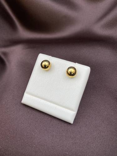 YELLOW GOLD EARRING K18