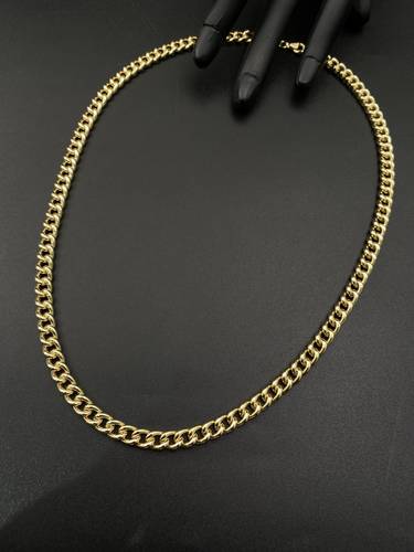 عقد جنزير ذهب ايطالي أصفر عيار 18 