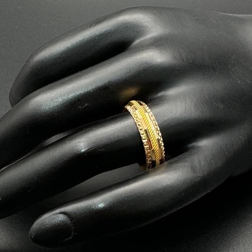 دبلة ذهب عيار 21 مقاس19
