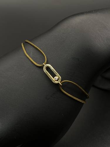 سوارة خيط ذهب عالمي عيار 18