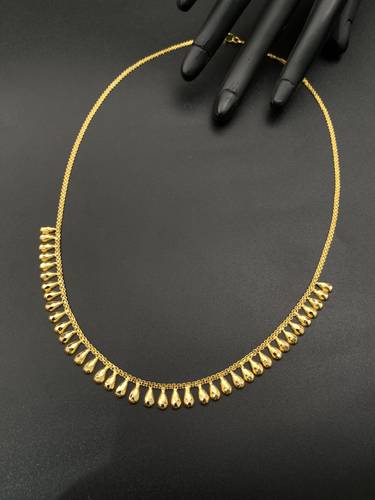 عقد ياسمينة ذهب أصفر عيار 21 