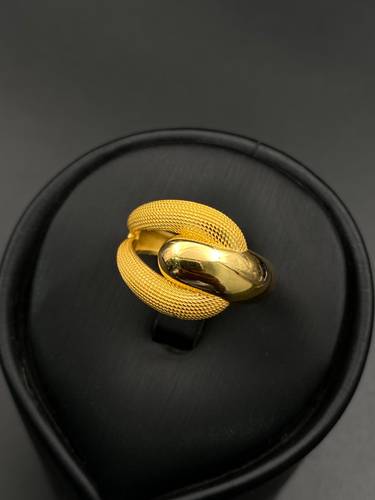 خاتم ذهب اصفر عيار 21