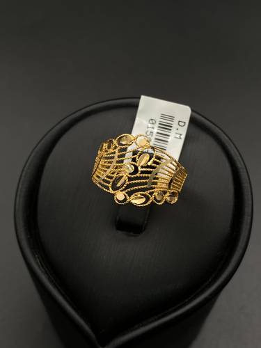 خاتم ذهب أصفر عيار 21 