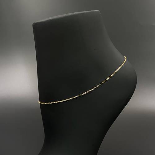 خلخال ذهب ايطالي عيار 18