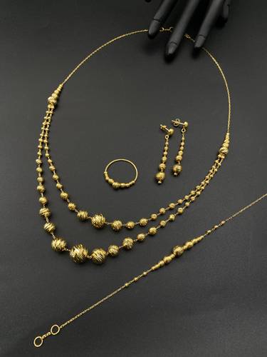 طقم دوريكا ذهب أصفر عيار 21