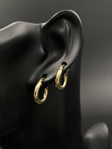 حلق ذهب ايطالي عيار 18