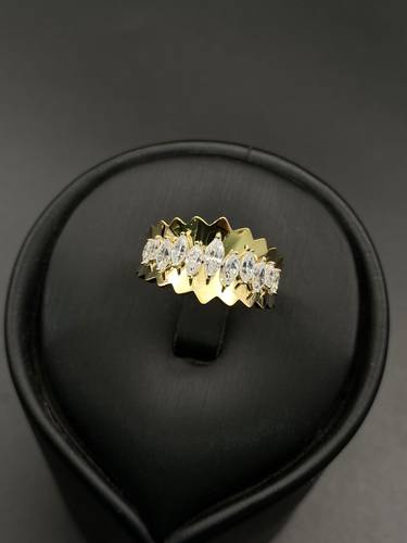 خاتم ذهب ماركيز عيار 18 مقاس 15