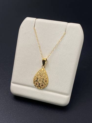 عقد ذهب عيار 21