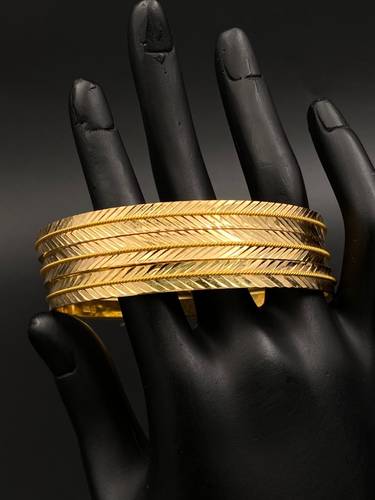معضد ذهب عيار 21 مقاس 20 ( السعر للحبة الواحده )