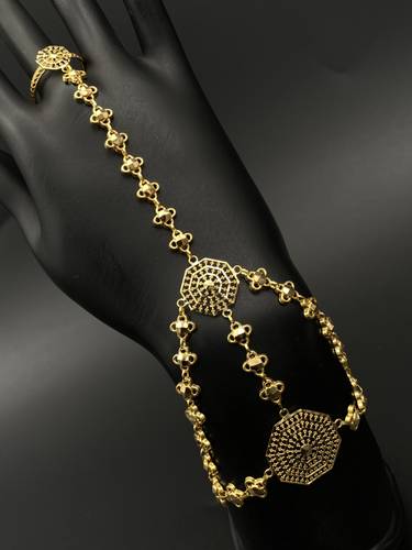 كف ذهب أصفر عيار 21 