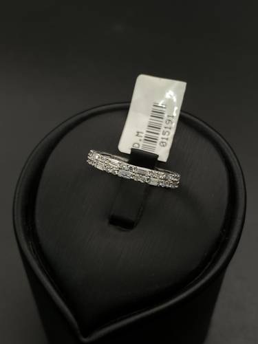 دبلة ذهب ابيض عيار 18 