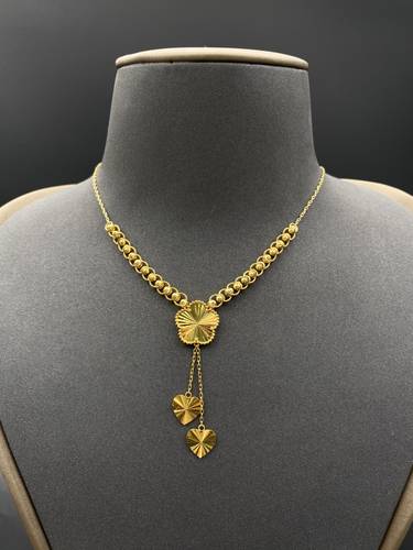 عقد ذهب عيار 21