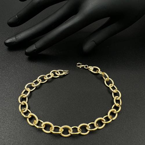 سوارة جنزير ذهب ايطالي عيار 18