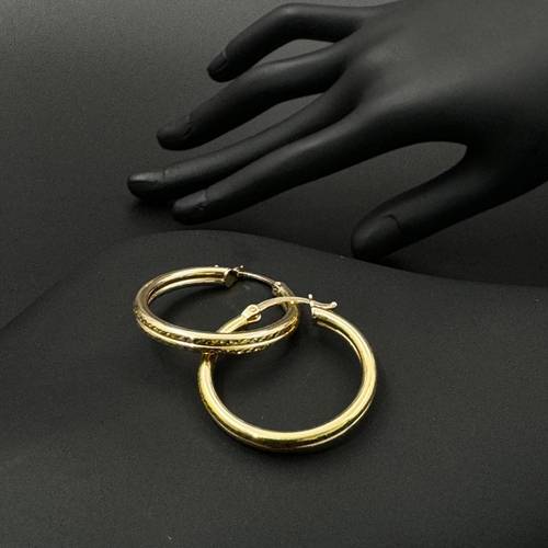 حلق ذهب إيطالي عيار ١٨