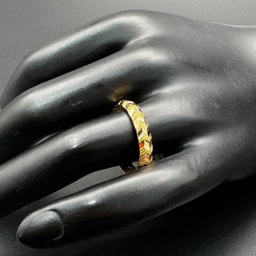 دبلة ذهب عيار 21 مقاس 19