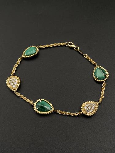 سوارة ذهب عالمي أصفر عيار 18 
