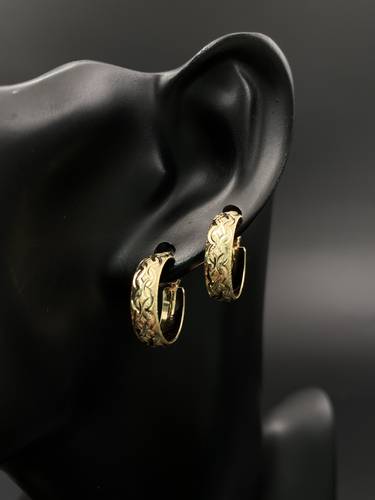 حلق ذهب ايطالي عيار 18