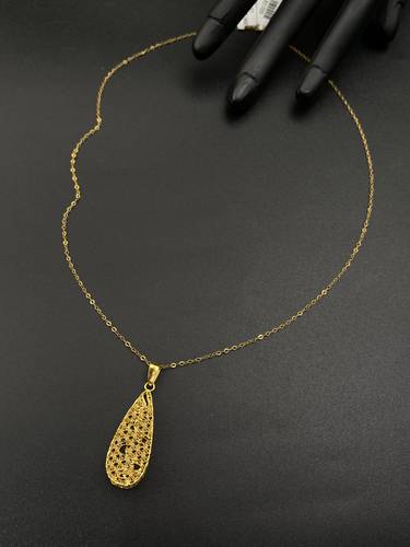 عقد ذهب عيار 21