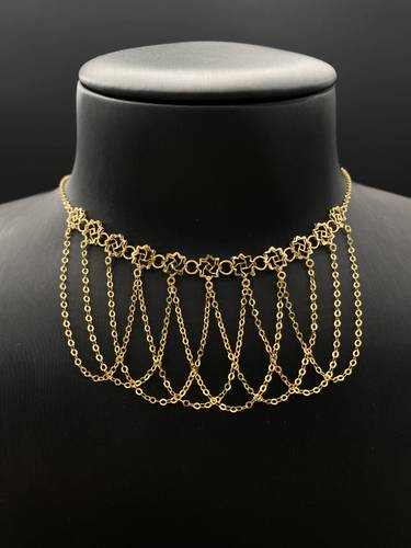 مزنط شوكر ذهب عيار 21