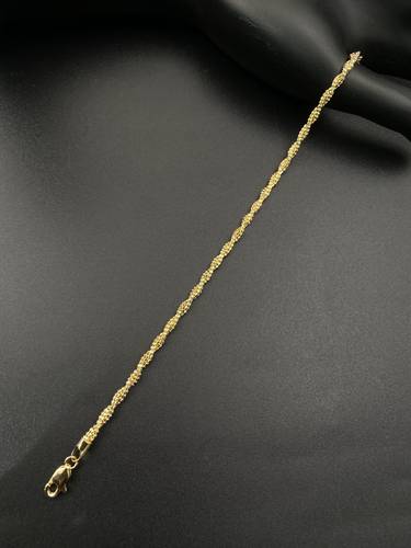 سوارة مبروم ذهب ايطالي أصفر عيار 18