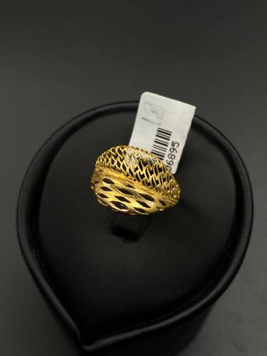 خاتم ذهب أصفر عيار 21 