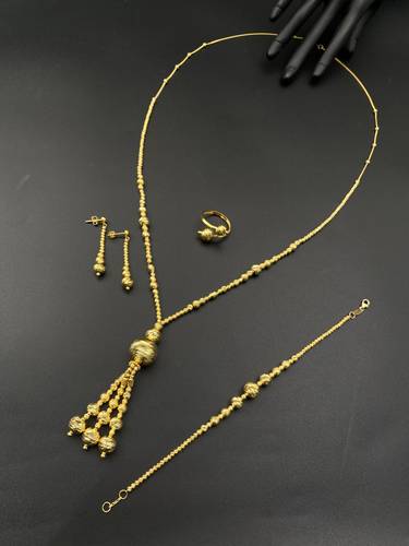 طقم سبحة دوريكا ذهب أصفر عيار 21