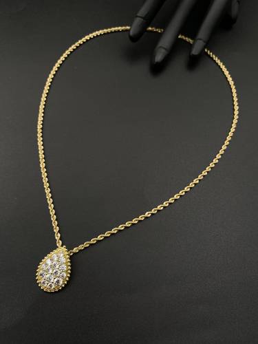عقد ذهب اصفر عالمي عيار 18