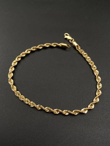 سوارة مبروم ذهب ايطالي أصفر عيار 18 