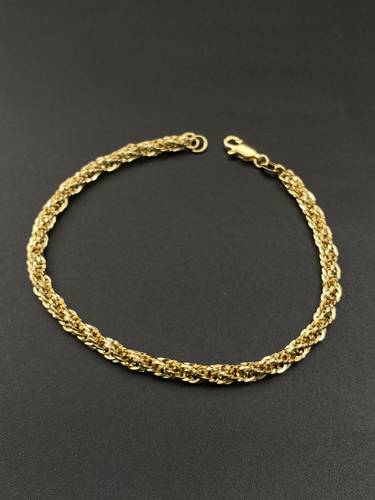 سوارة مبروم ذهب ايطالي أصفر عيار 18 