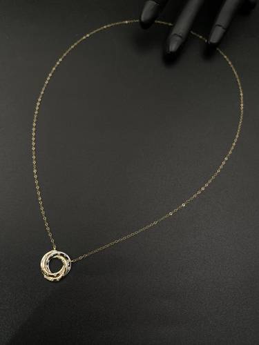 عقد ذهب أصفر عيار 18 