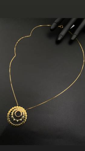 عقد ذهب أصفر عيار 18