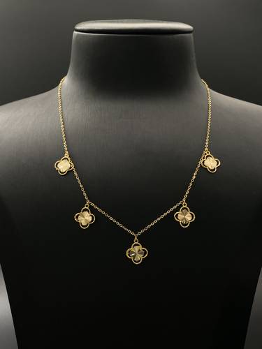 عقد ذهب عيار 21