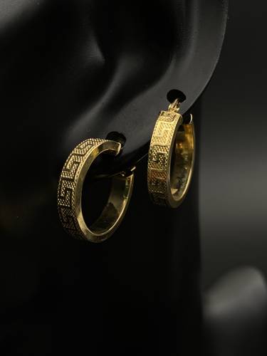 حلق ذهب إيطالي عيار ١٨