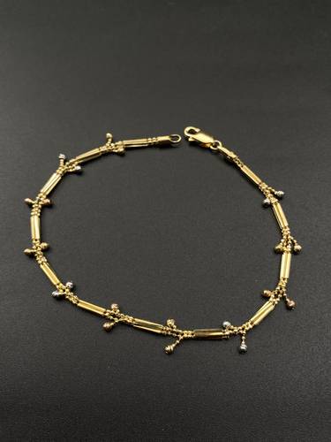 سوارة دوريكا ذهب ايطالي أصفر عيار 18 