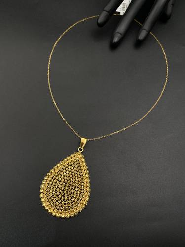 عقد ذهب أصفر عيار 21 