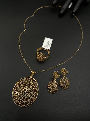 نصف طقم ذهب عيار 21