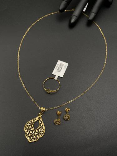 نصف طقم ذهب عيار 21