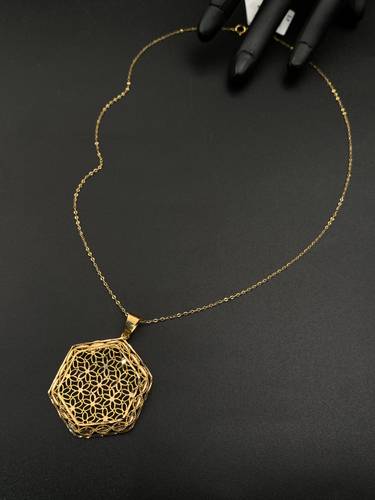 عقد ذهب أصفر عيار 21 