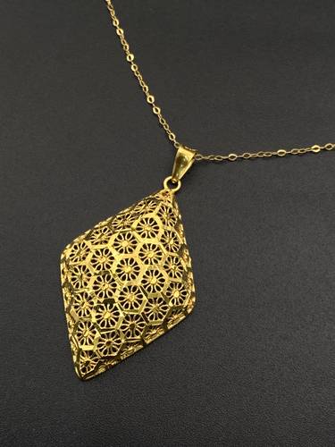 عقد ذهب أصفر عيار 21 