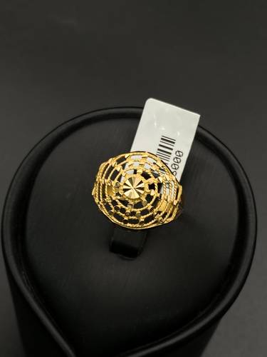 خاتم ذهب عيار ٢١ مقاس ١٨