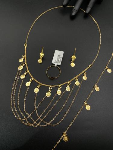 طقم جنبهات ذهب عيار 21